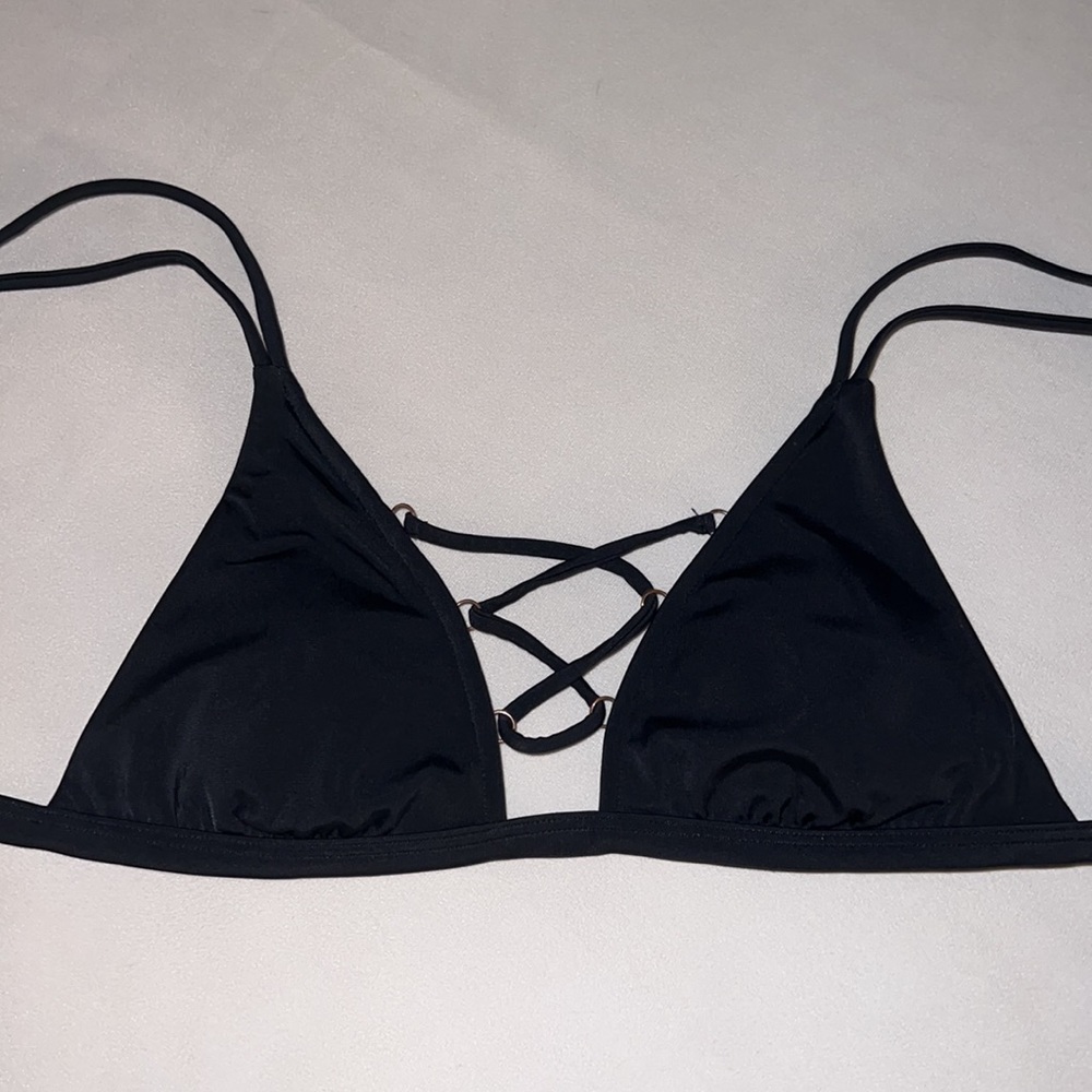 Pacsun lace up bikini top